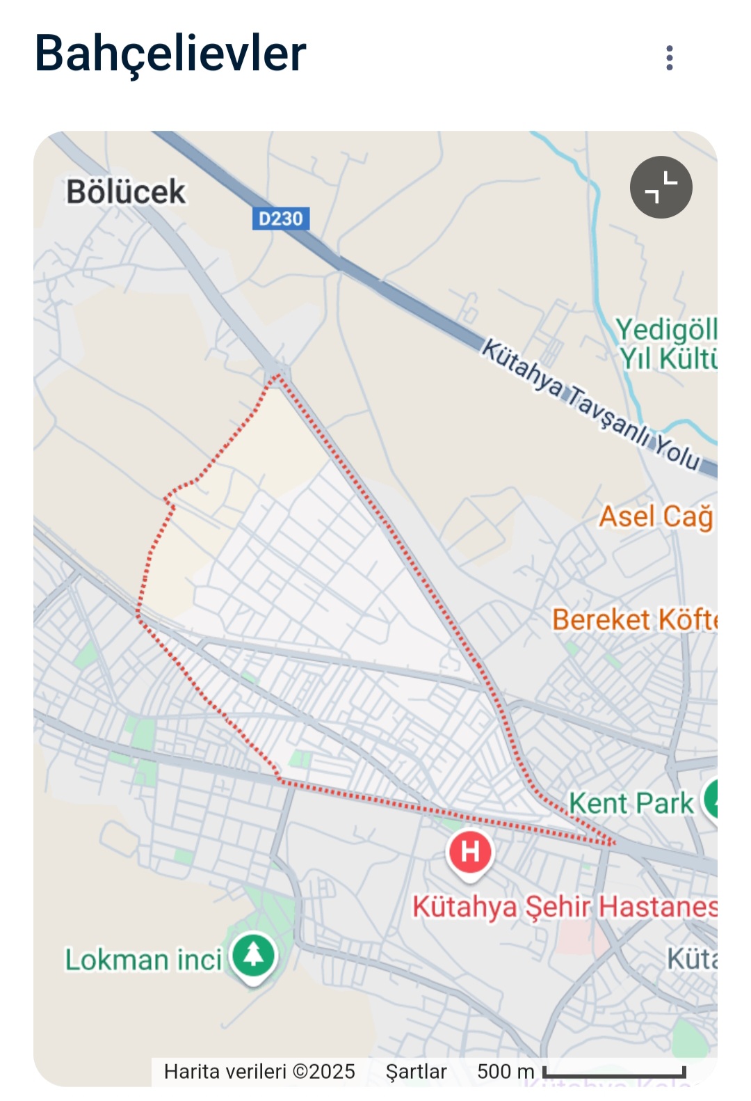 Bahçelievler Mahallesi