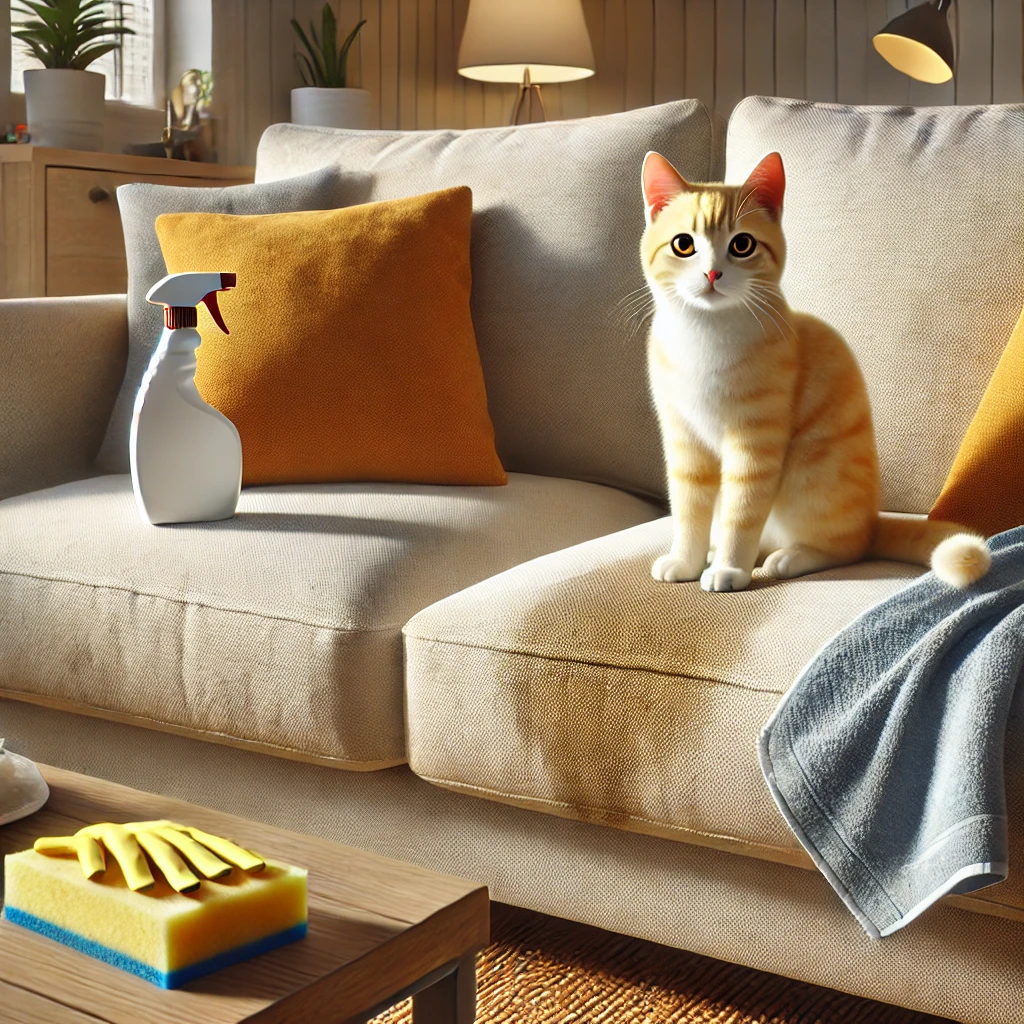 Kütahya’da Koltuktaki Kedi İdrarı Nasıl Temizlenir?