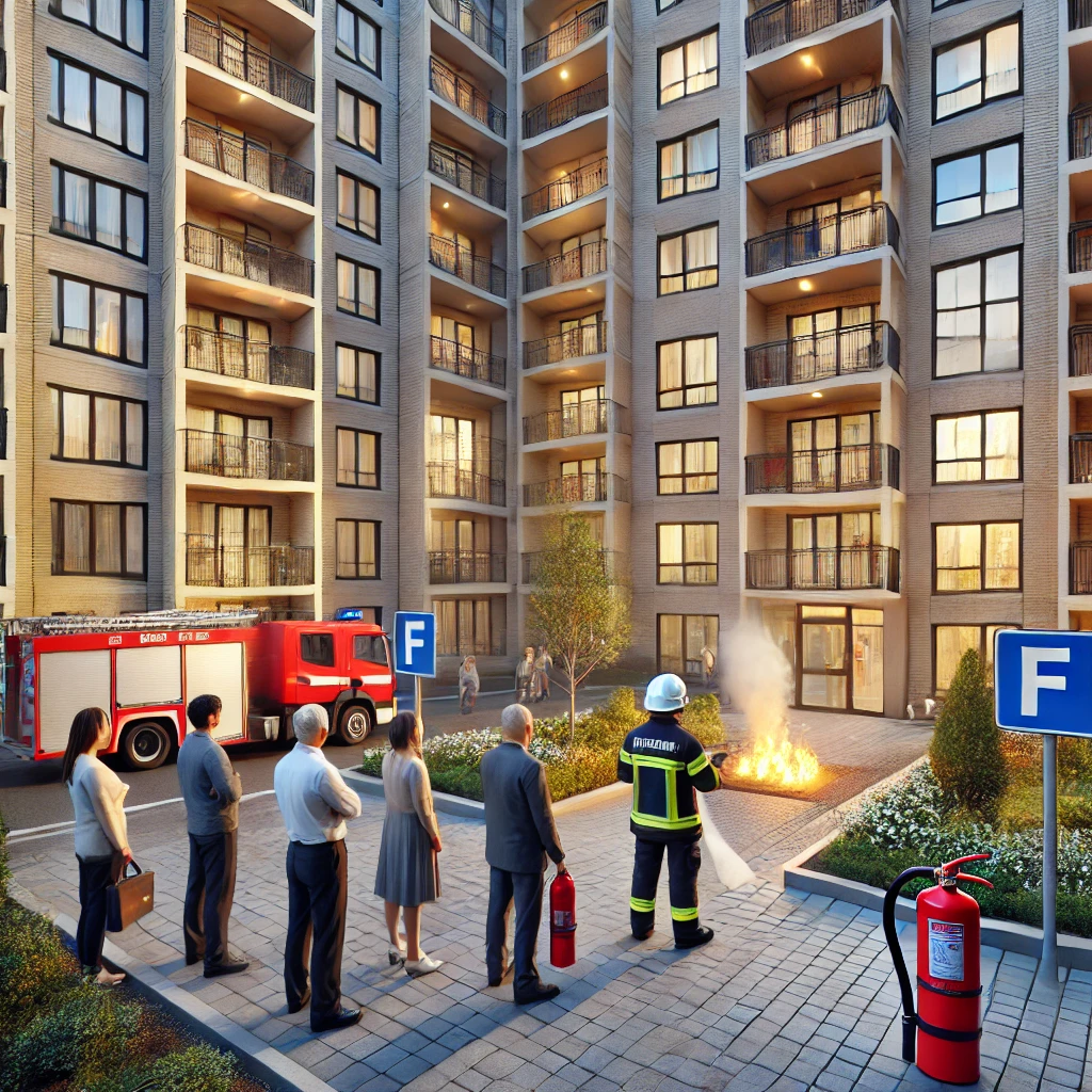 Kütahya’da Apartmanda Yangın Önleme ve Acil Durum Planları